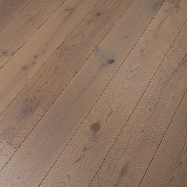 190mm x 14/3mm x 1900mm Dove Grey Lacquered Rustic Grade Multiply Engineered Wood Flooring 