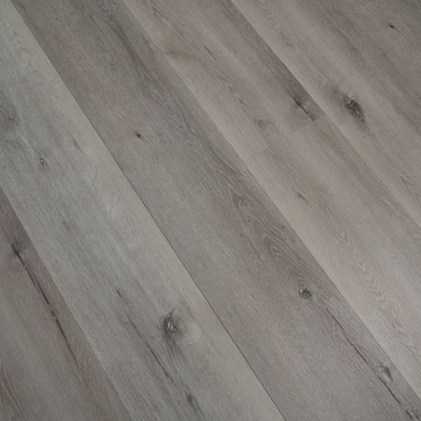Titan Silver Grey SPC Long Plank Engineered Vinyl Click Flooring 228mm x 6.5mm x 1524mm